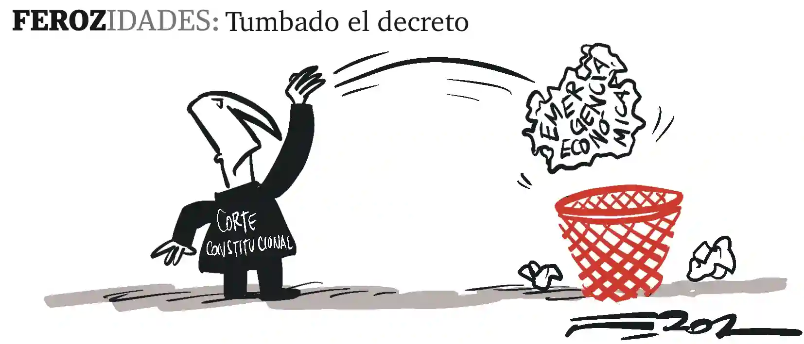 Ferozidades: Tumbado el decreto