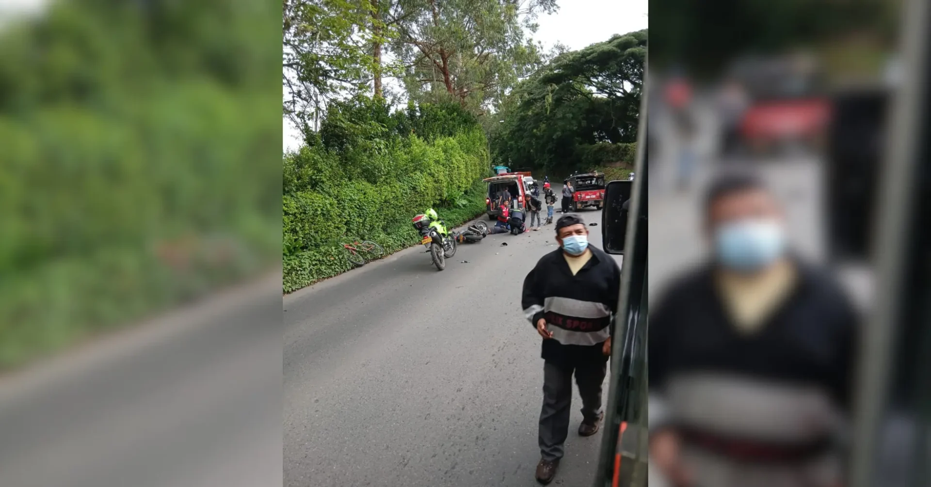 Motociclista gravemente herido tras colisionar con un Willys