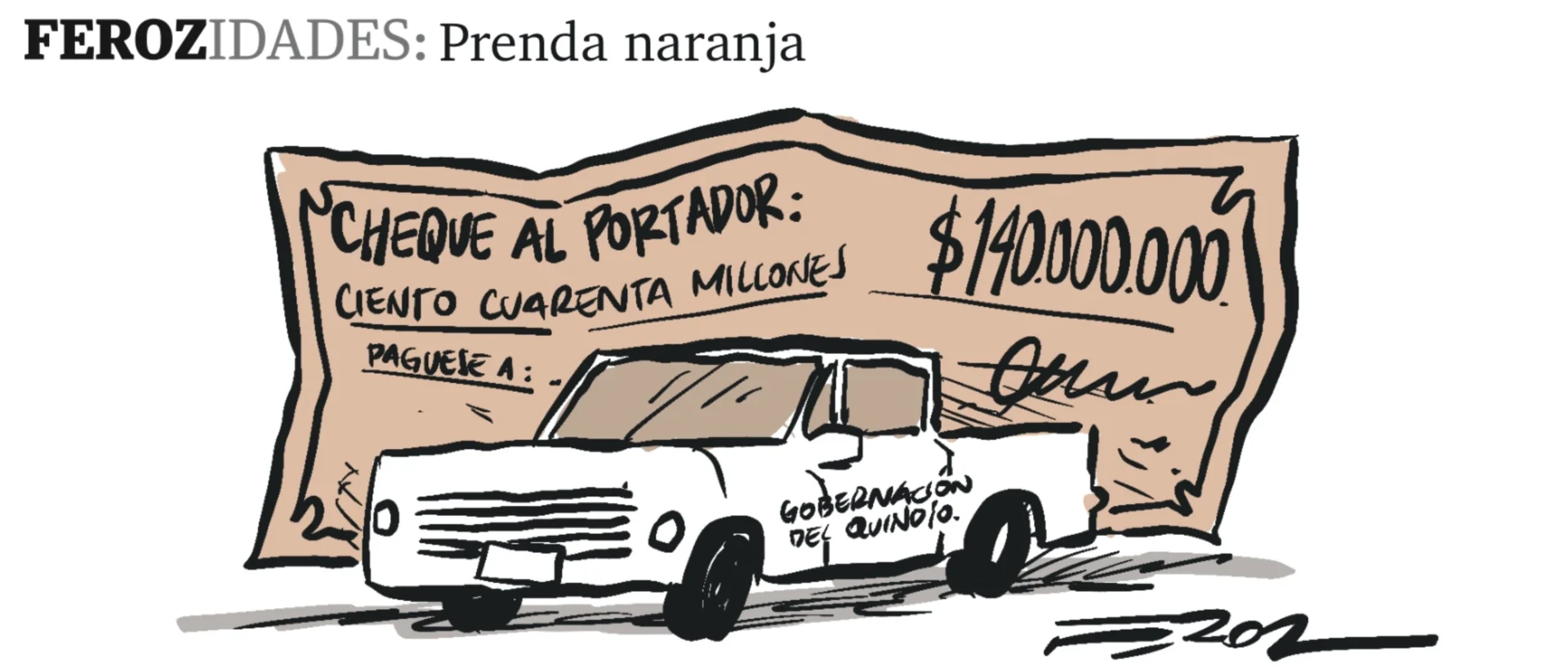 Ferozidades: Prenda naranja