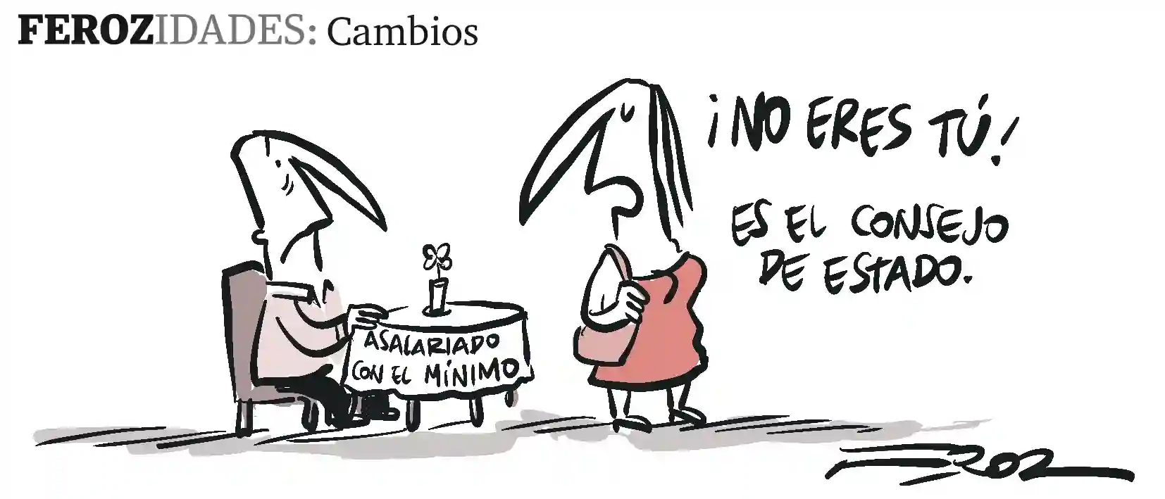 Ferozidades: Cambios