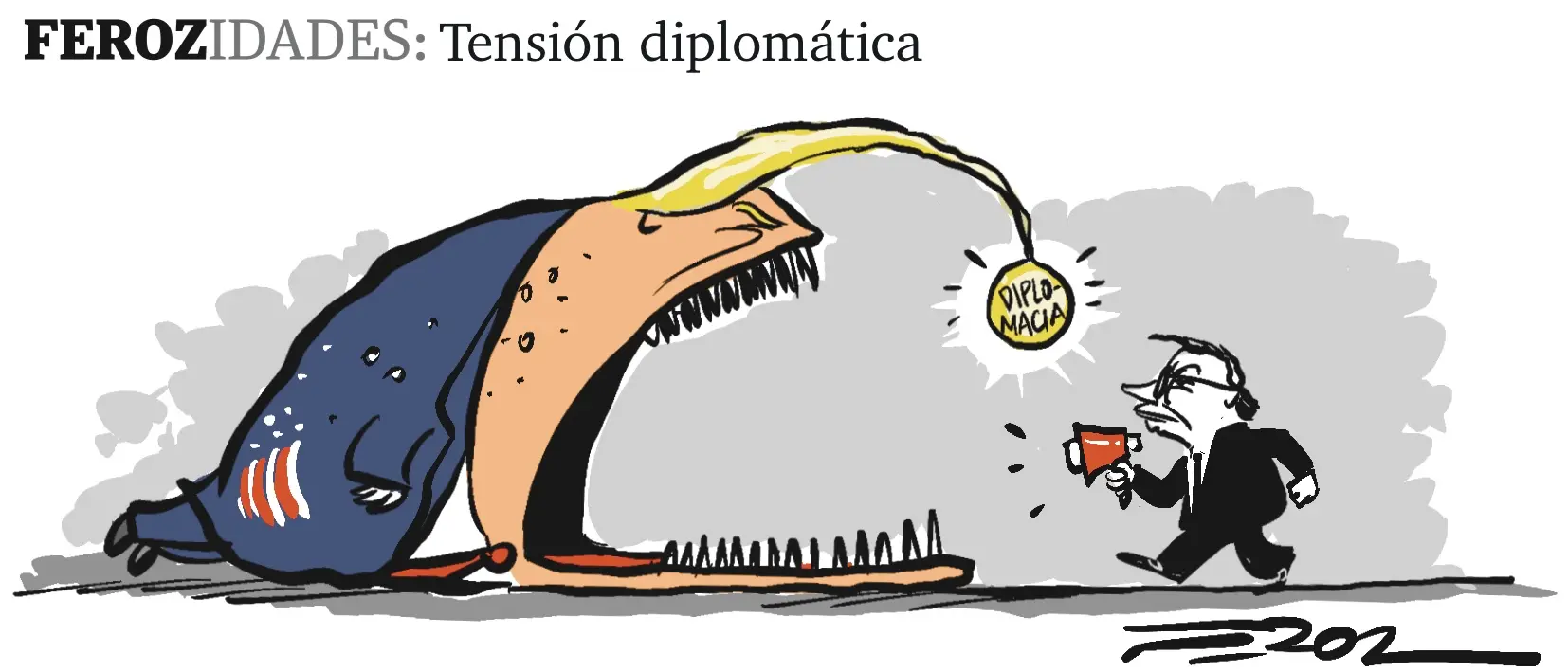Ferozidades: Tensión diplomática
