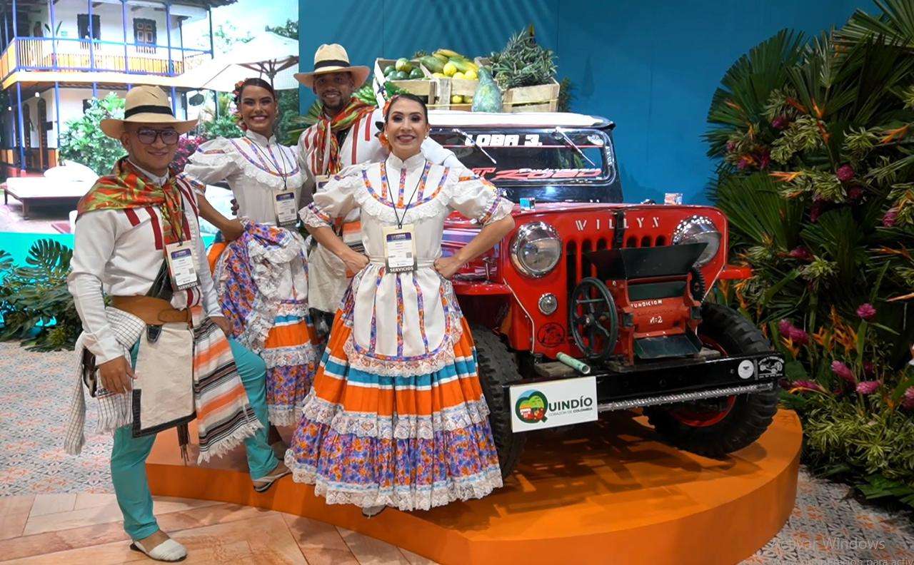 En el pabellón 3, nivel 2, stand 234, el Quindío presenta una muestra viva de su esencia
